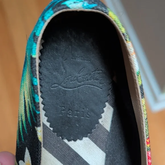 Christian Louboutin Multicolor Floral Espadrilles - Picture 2 of 12